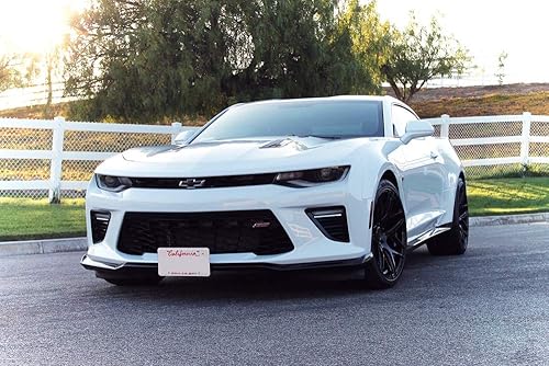 Miniatura 6 de STO N SHO Soporte de placa frontal compatible con Chevrolet Camaro 2016-2019 con efectos de tierra de fábrica/paquete de rendimiento 1LE/50th