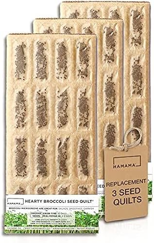 Recambio de verduras Powerhouse orgánicas y sin OMG para Hamama Home Microgreens Kit de cultivo  Cultiva microverduras frescas en interiores cada