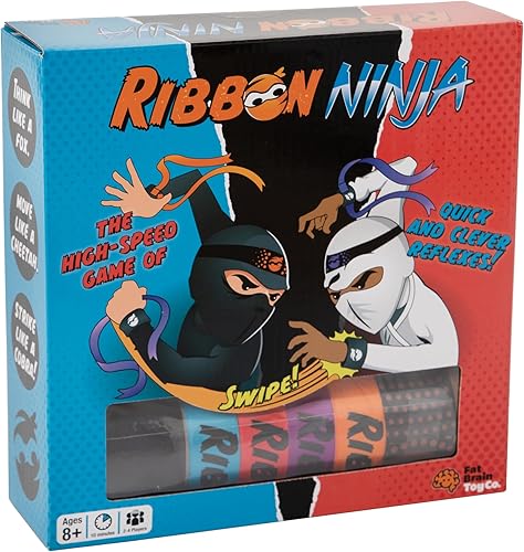 Miniatura 9 de Fat Brain Toys Ribbon Ninja Game – Activo para arrebatar cinta para interiores o exteriores, juguetes para niños y adolescentes