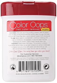 Color Oops Hair Color Removing Wipes (10 Count)