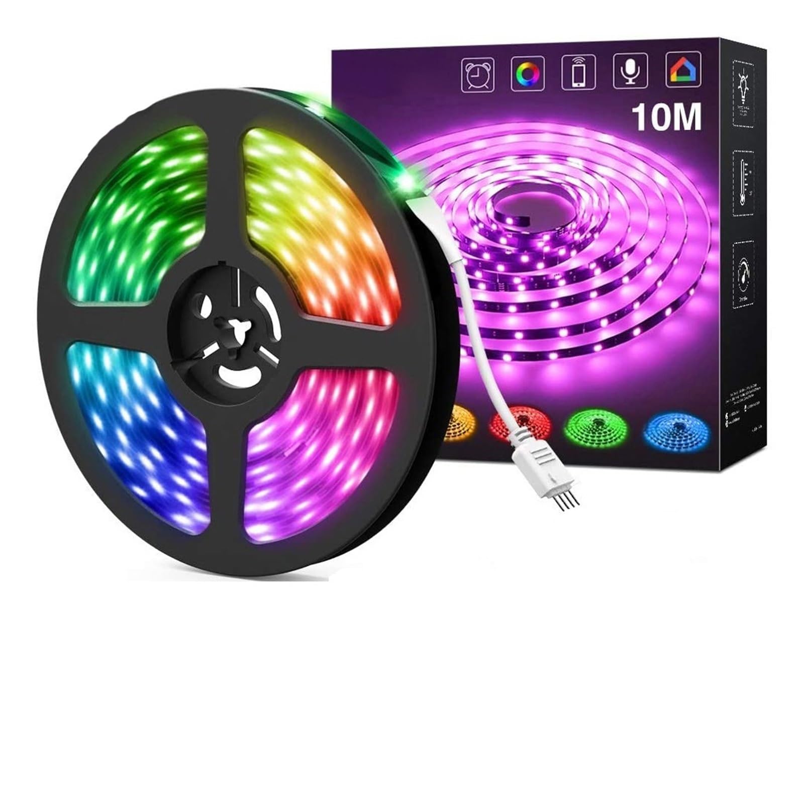 Tira de luz LED 5050RGB disco único 10M aplicación móvil control de música inteligente sistema de tira de luz wifi