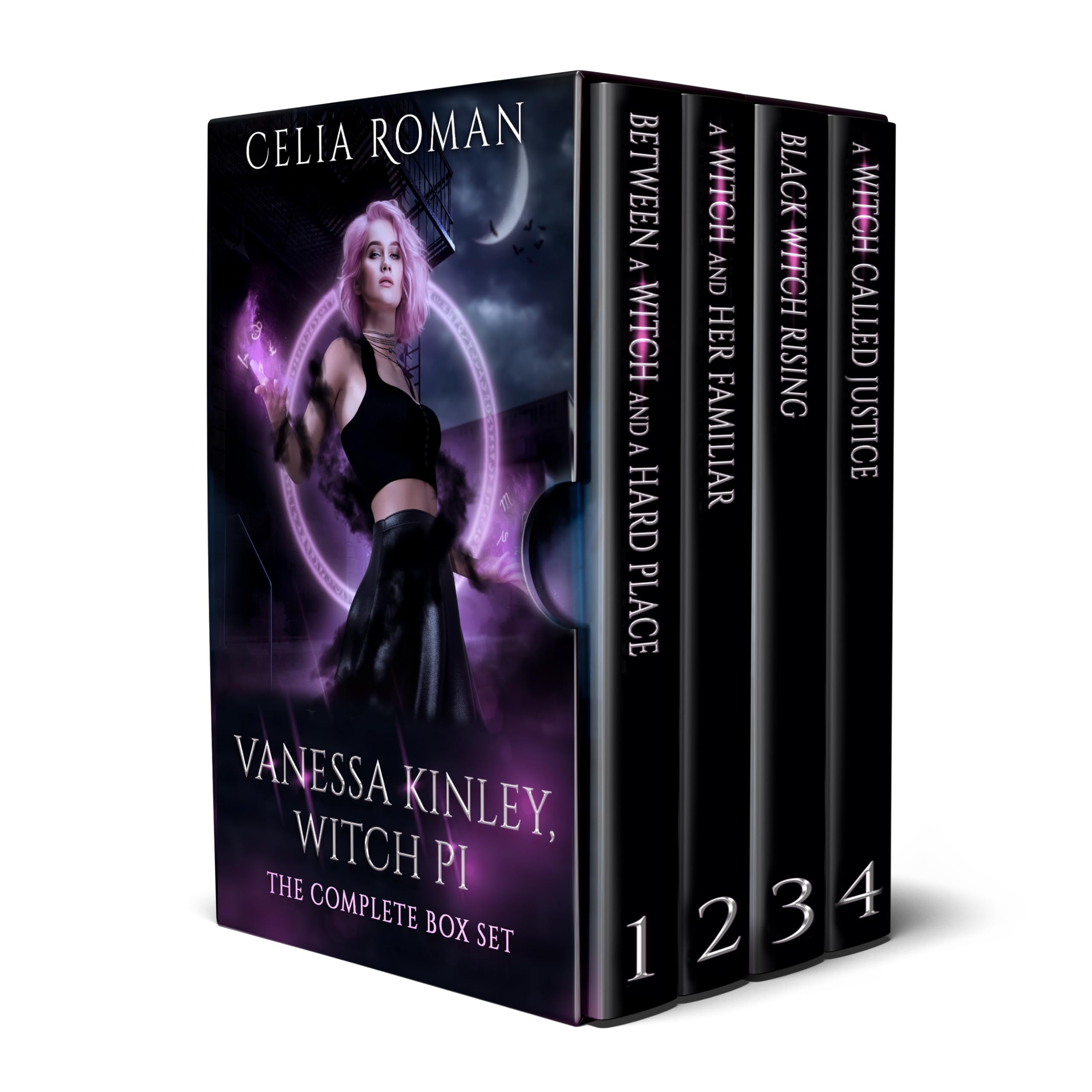 Cover of Vanessa Kinley, Witch PI Omnibus: Books 1-4