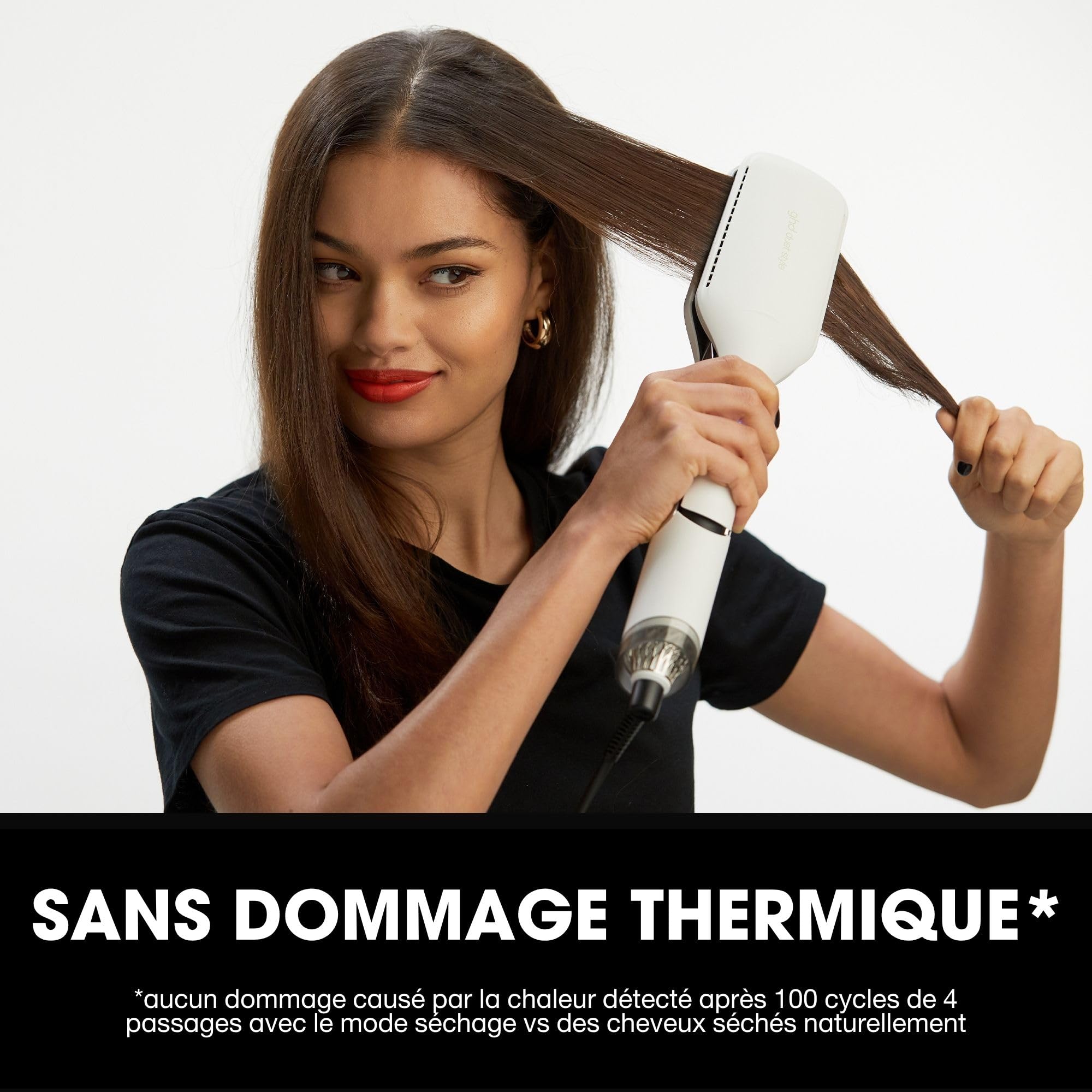 ghd - Lisseur séchant ghd Duet Style - Lisseur Séchant 2-en-1 - Sèche et lisse sans chaleur extrême - Des cheveux doux et lisses pendant 72H - Idéal tous types de cheveux, sur cheveux mouillés