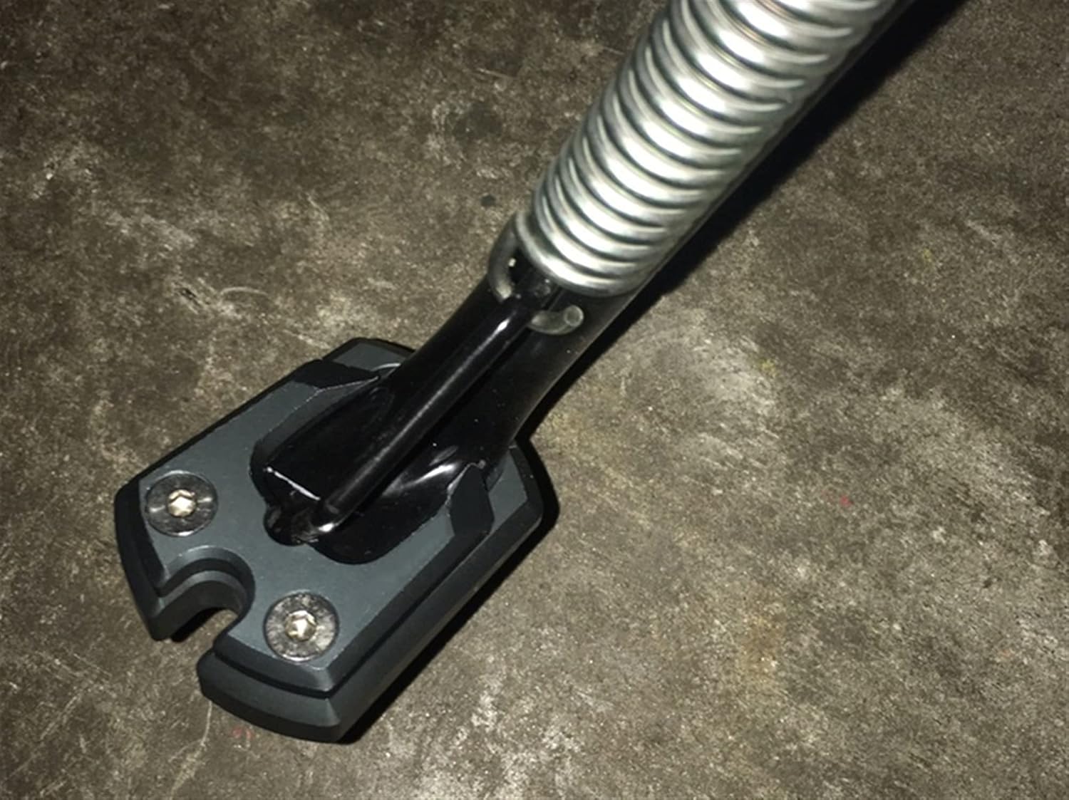 V&amp;espa GTS GTV 3Vie モーターサイクルキックスタンドエクステンションプレートフットサイドノンスリップスタン