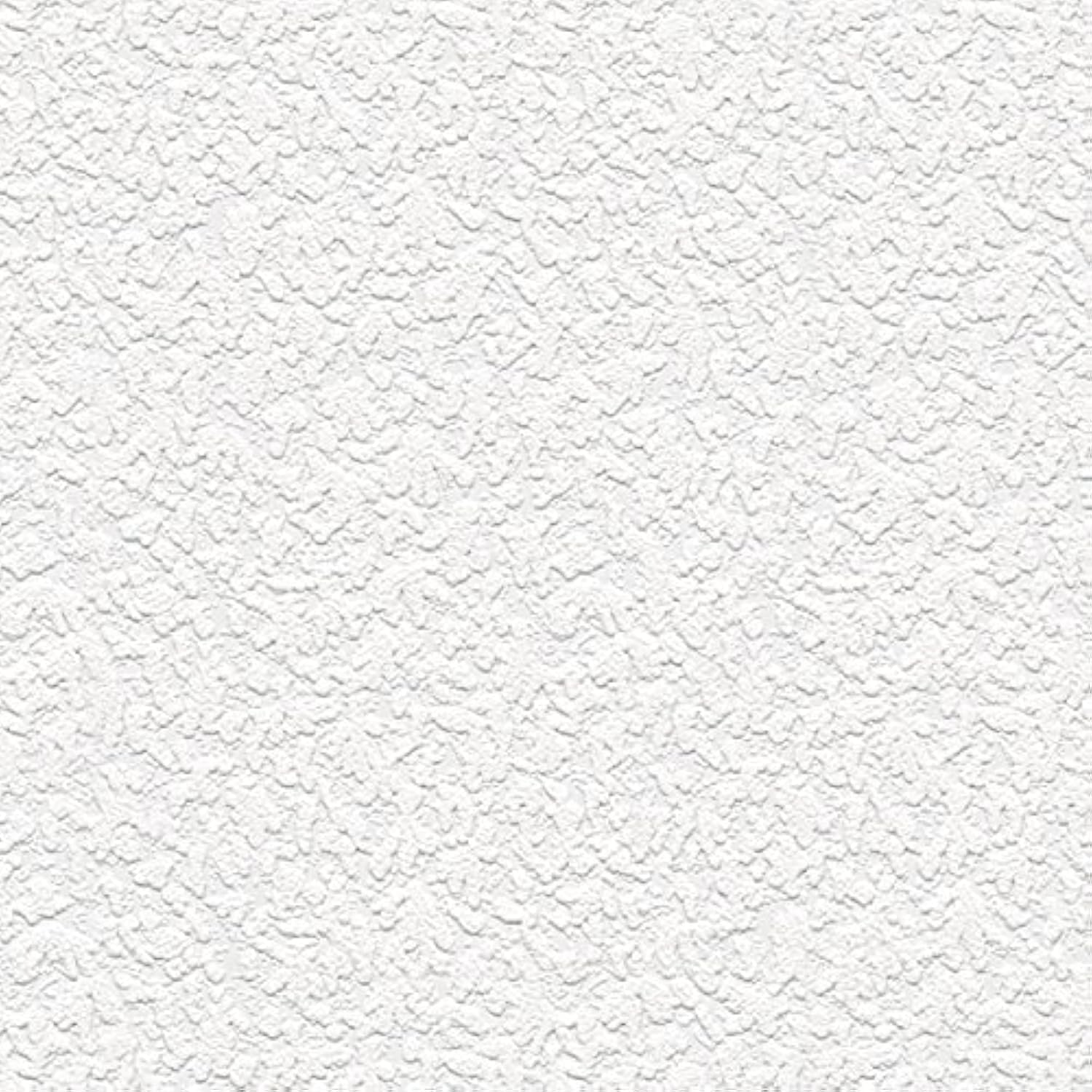 Manhattan Comfort Emily Series Vinyl Textured and Paintable Design Large Wallpaper Roll, 21" W x 33' L, White