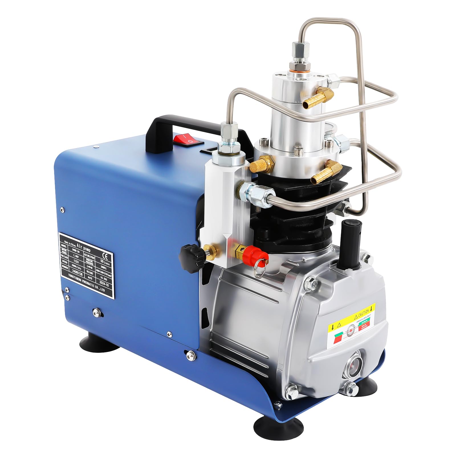 4500PSI Electric Air Compressor Scuba Diving Pump High Pressure Water-cooling 1.8KW 2800rpm,For Fire Fighting,Diving
