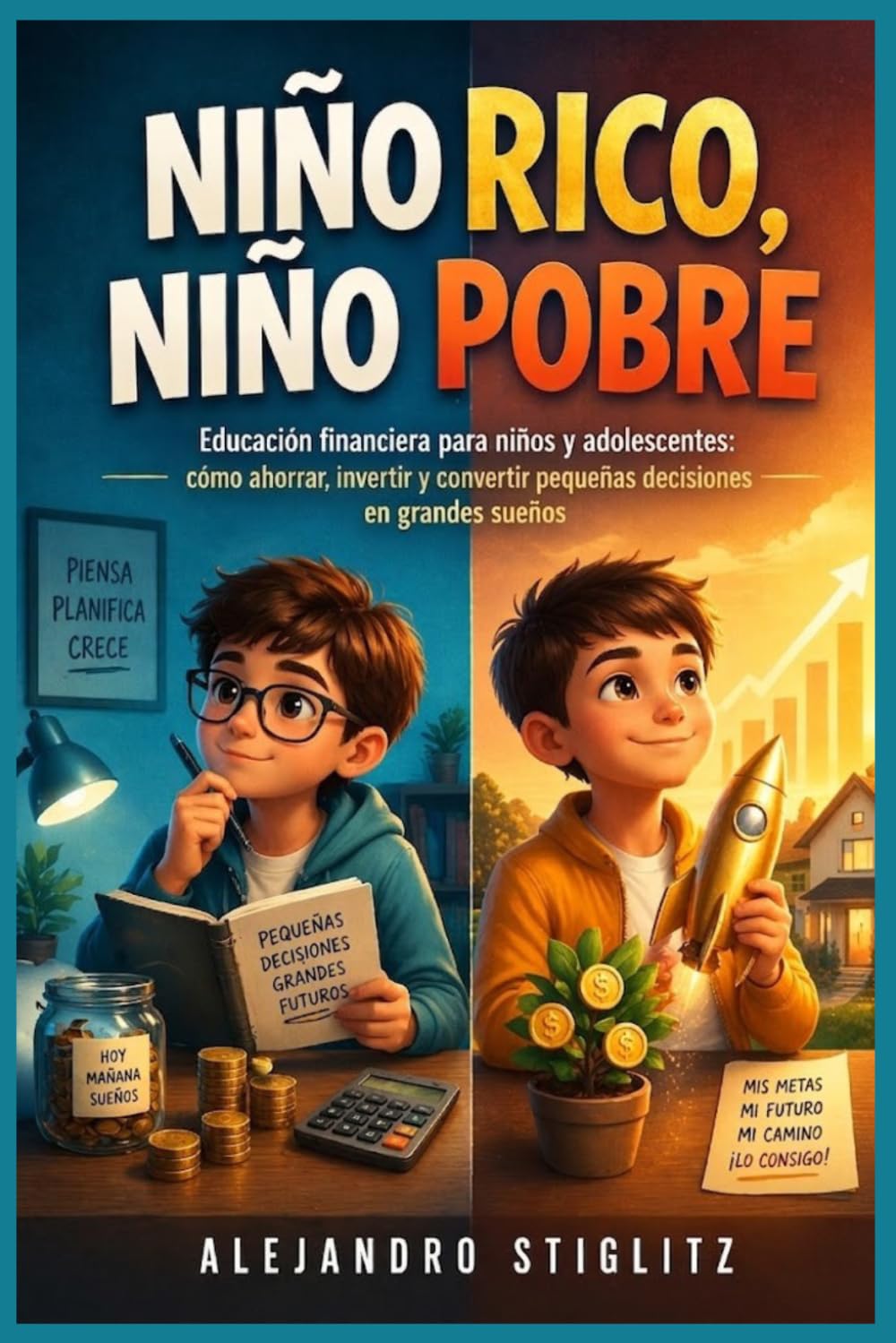 Niño Rico, Niño Pobre: Educación financiera para niños y adolescentes: cómo ahorrar, invertir y convertir pequeñas decisiones en grandes sueños.