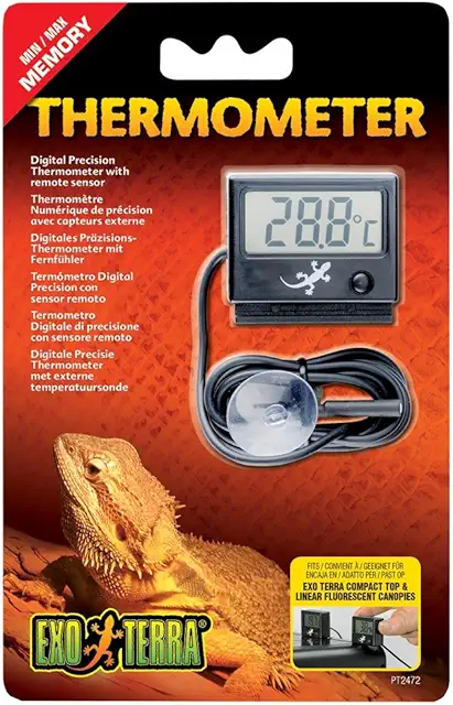 Exo Terra Digital Thermometer mit Fernsensor für Terrarien