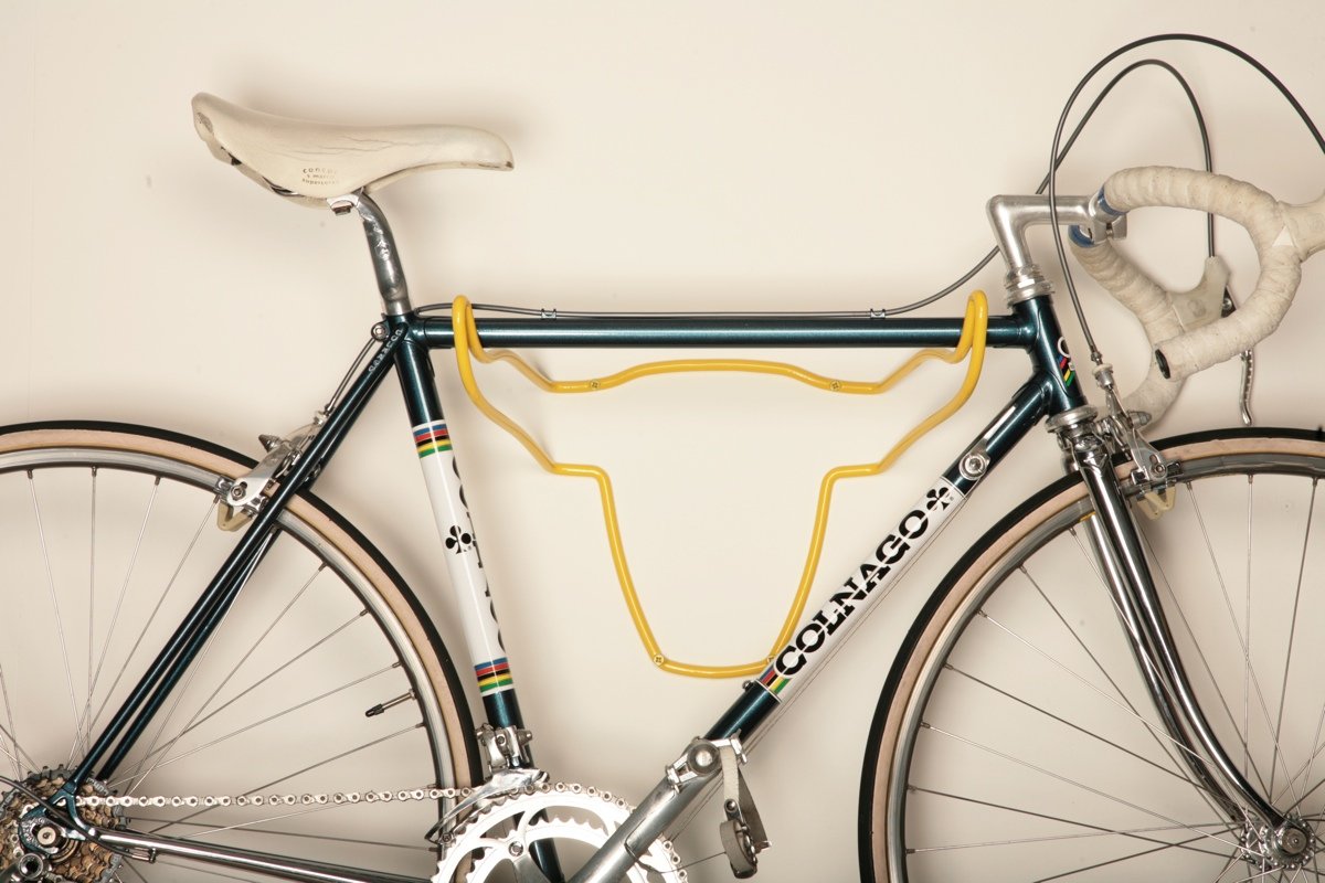 Trophy Bull Bicycle Rack - Yellow