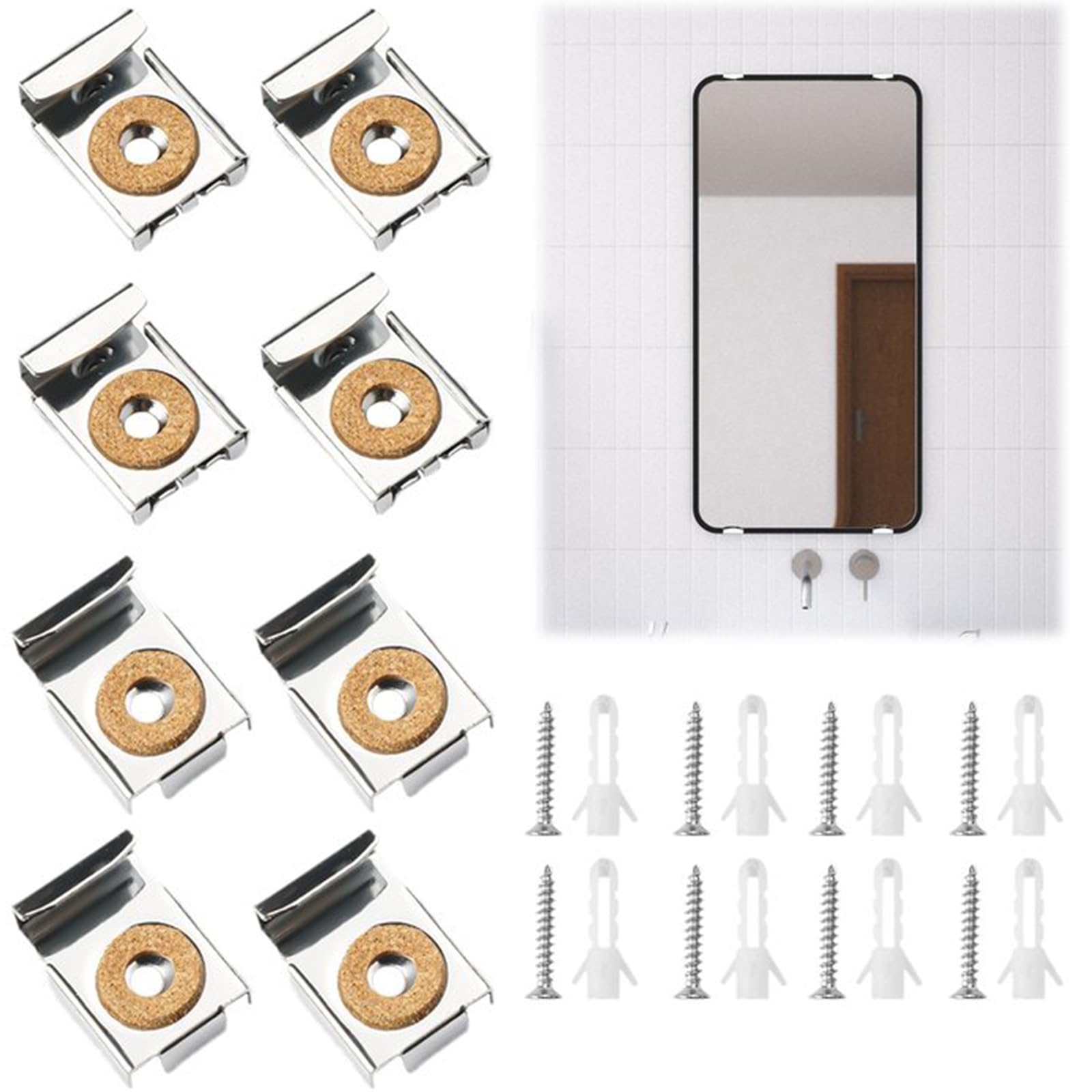 Accroche Tableau Rail Fixation Miroir Lourd Z - Support Pour Cadres, Miroirs, Meubles Support Rail Z