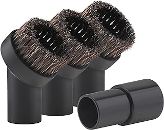 Vacuum Brush Horse Hair Vacuum Attachment Round Dust Brush