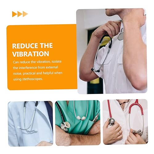 Miniatura 2 de COLLBATH 10 pares de tapones para los oídos para estetoscopio, tapones para los oídos, accesorios para auriculares, estetoscopio, funda para la
