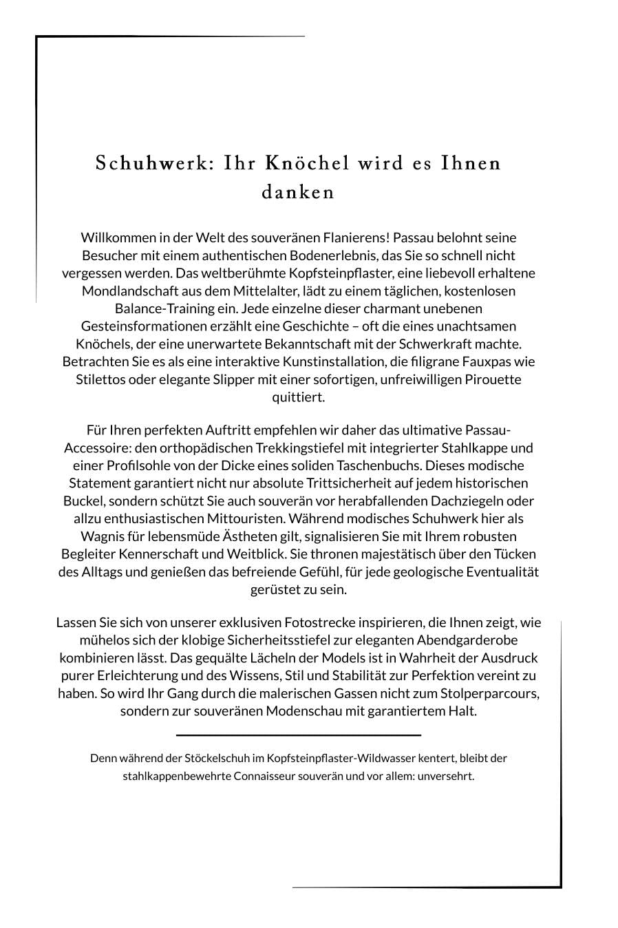Passau: Drei Flüsse, tausend Reisegruppen, eine Altstadt. Der erfundene Reiseführer