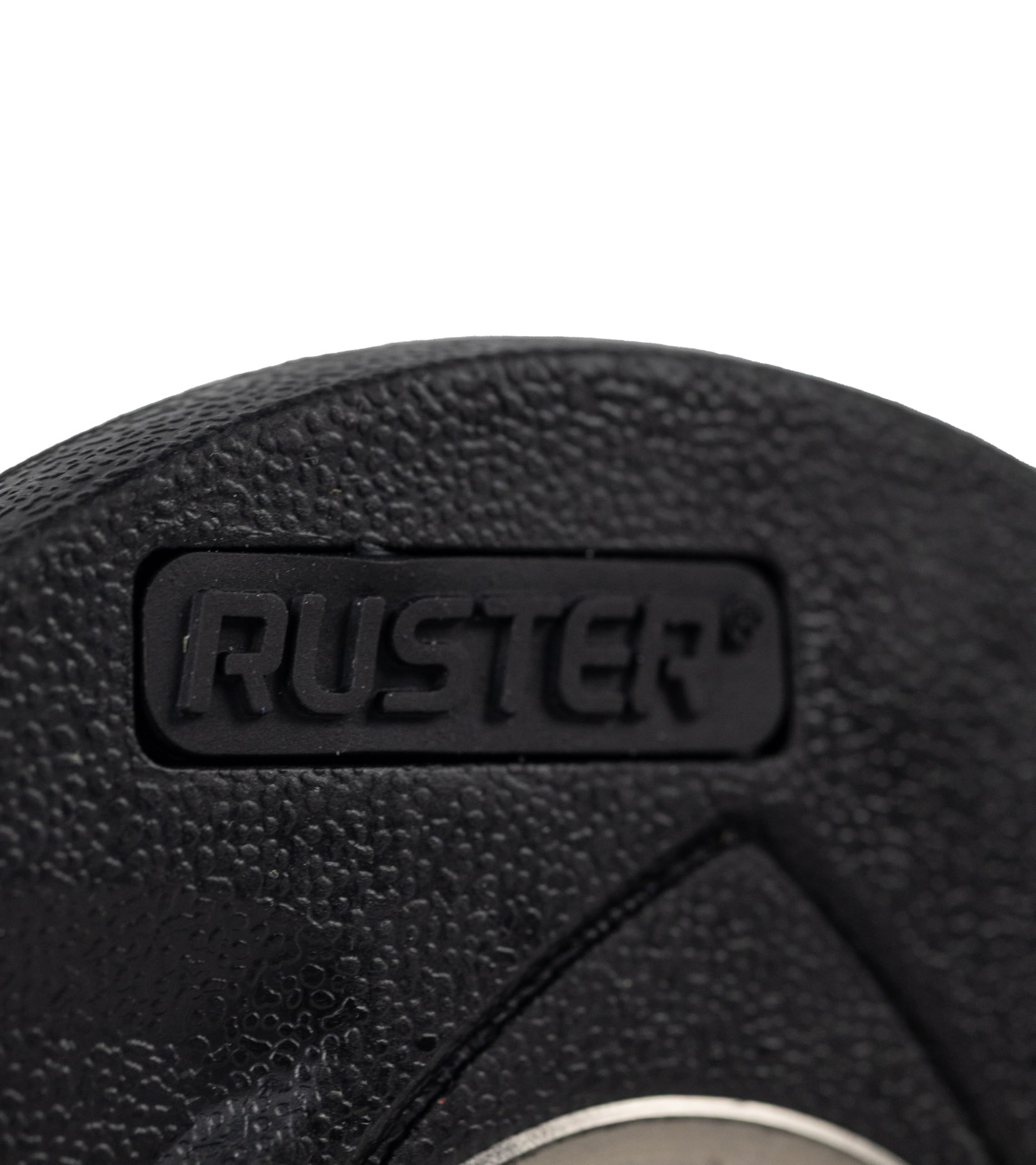 RUSTER Discos de Pesas con Agarre 50 mm de Hierro Recubierto en Goma Natural, Compatibles con Barra Olímpica, Weight Plates para Entrenamiento de Fuerza en Casa y Gimnasio (1,25-25 kg)