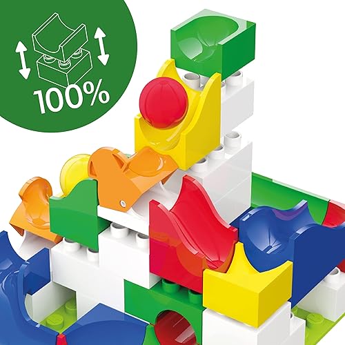 Miniatura 5 de Hubelino Juego de acción Switch – The Original – Juego de 43 piezas compatible con canicas Duplo – Fabricado en Alemania