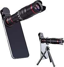 HXGD Mobile Camera Lens 22x Phone Camera Telephoto Lens, Double Regulation Phone Lens Attchment with Tripod for iPhoneX/8/7/6,Samsung.Huawei Most Smartphone - coolthings.us