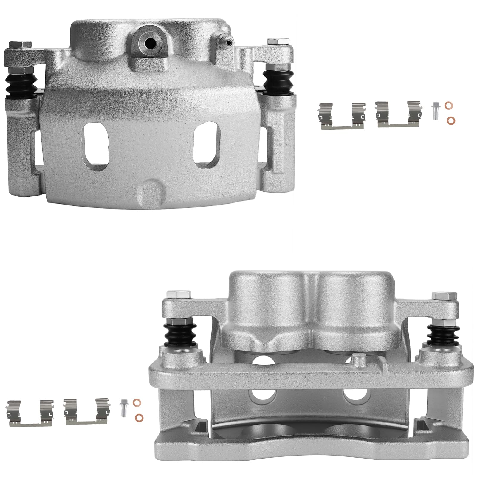 SCITOO Front Left+Right Brake Calipers With Bracket 18B4918A 18B4919A Compatible For Cadillac 2008-2019 For Chevrolet 2008-2019 For GMC 2008-2019