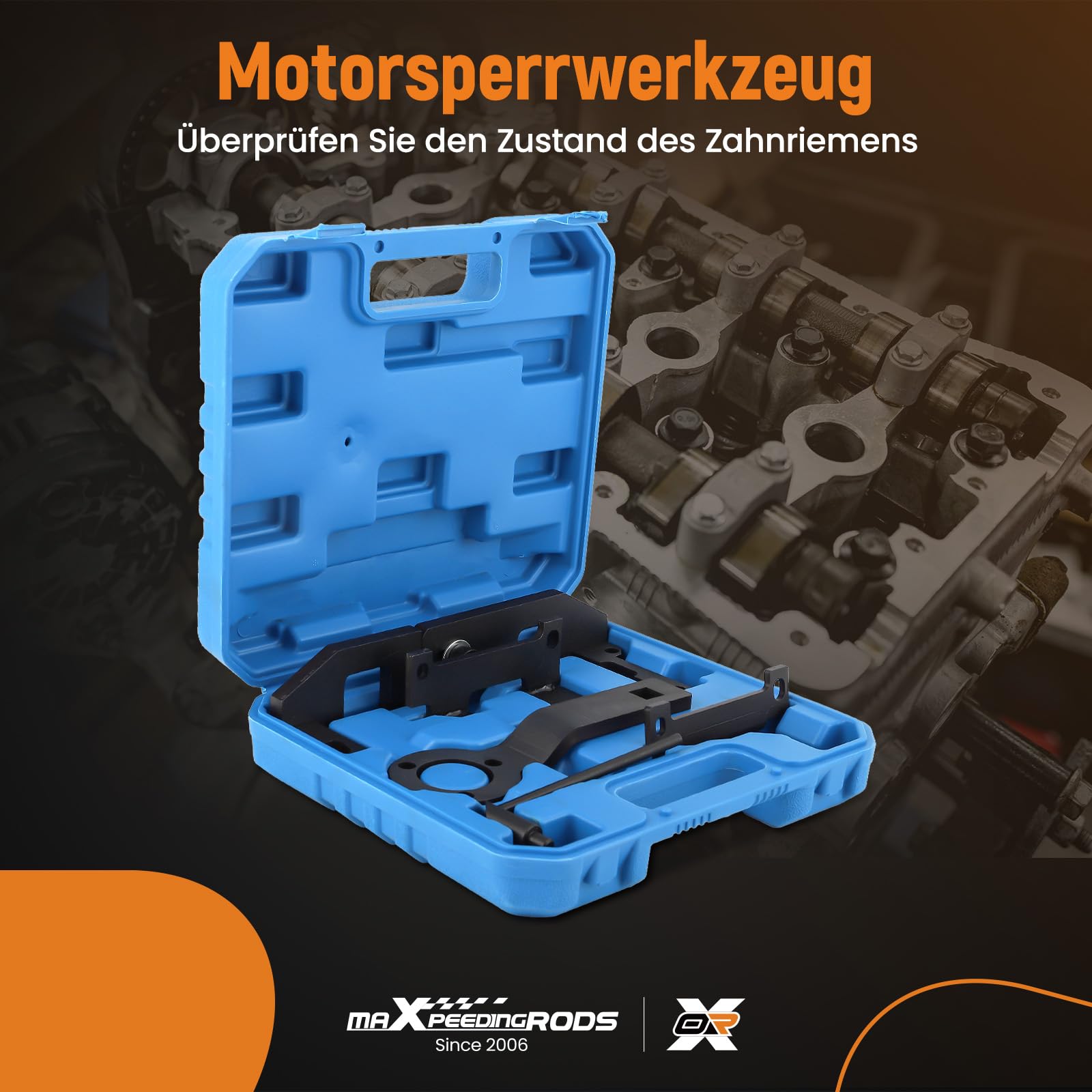 maXpeedingrods Motor Einstellwerkzeug Satz für PSA, Zahnriemen Werkzeug für Citroën, für Peugeot, für Opel, für Vauxhall, für Toyota 1.0 1.2VTi, EBO, EB2 Ottomotoren OEM 0109-2A, 0109-2B