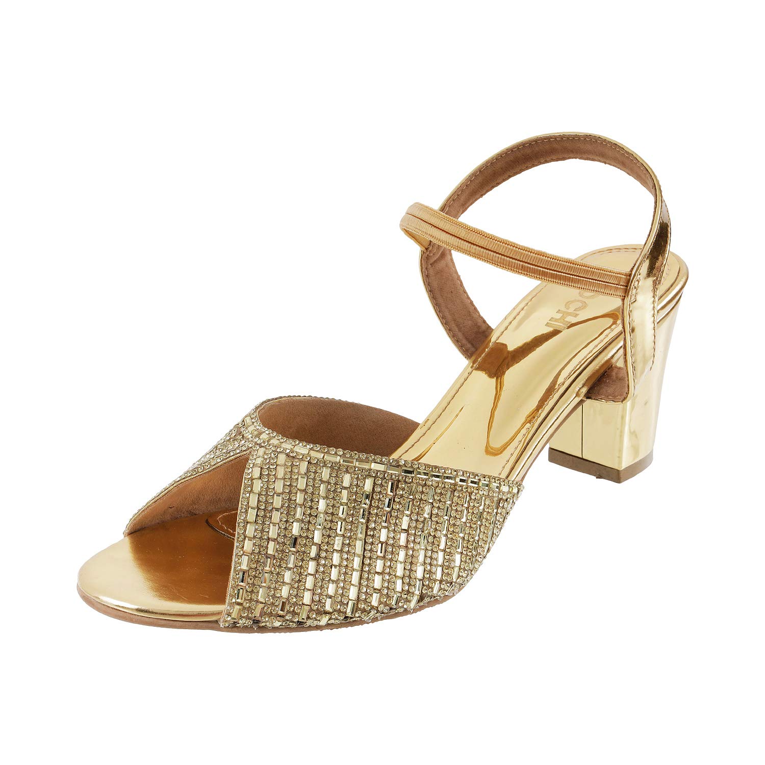 Mochi Women Gold Synthetic Sandals (35-3854-15-36) Size (3 UK/India (36EU)) (B083NK3G9K) Amazon Price History, Amazon Price Tracker