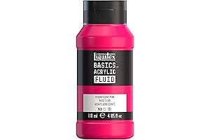 Liquitex BASICS Hot Pink Acrylic Fluid Paint