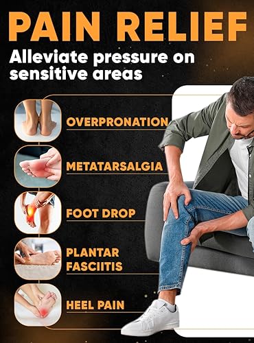 Miniatura 2 de (2025) Plantillas de arco alto de alta calidad para un máximo apoyo, fascitis plantar, comodidad para aliviar el dolor de pies, antifatiga,