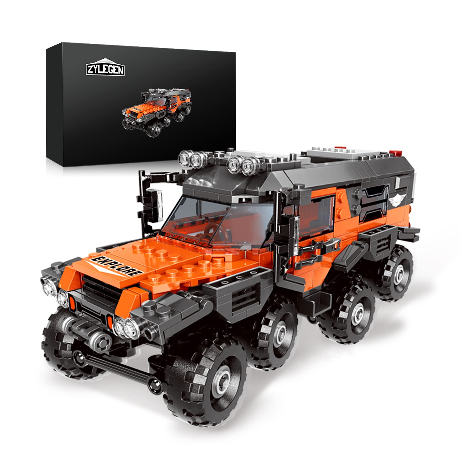 Buy ZYLEGEN AllTerrain Vehicle Building Toy Set,8X8 All Terrain Tow