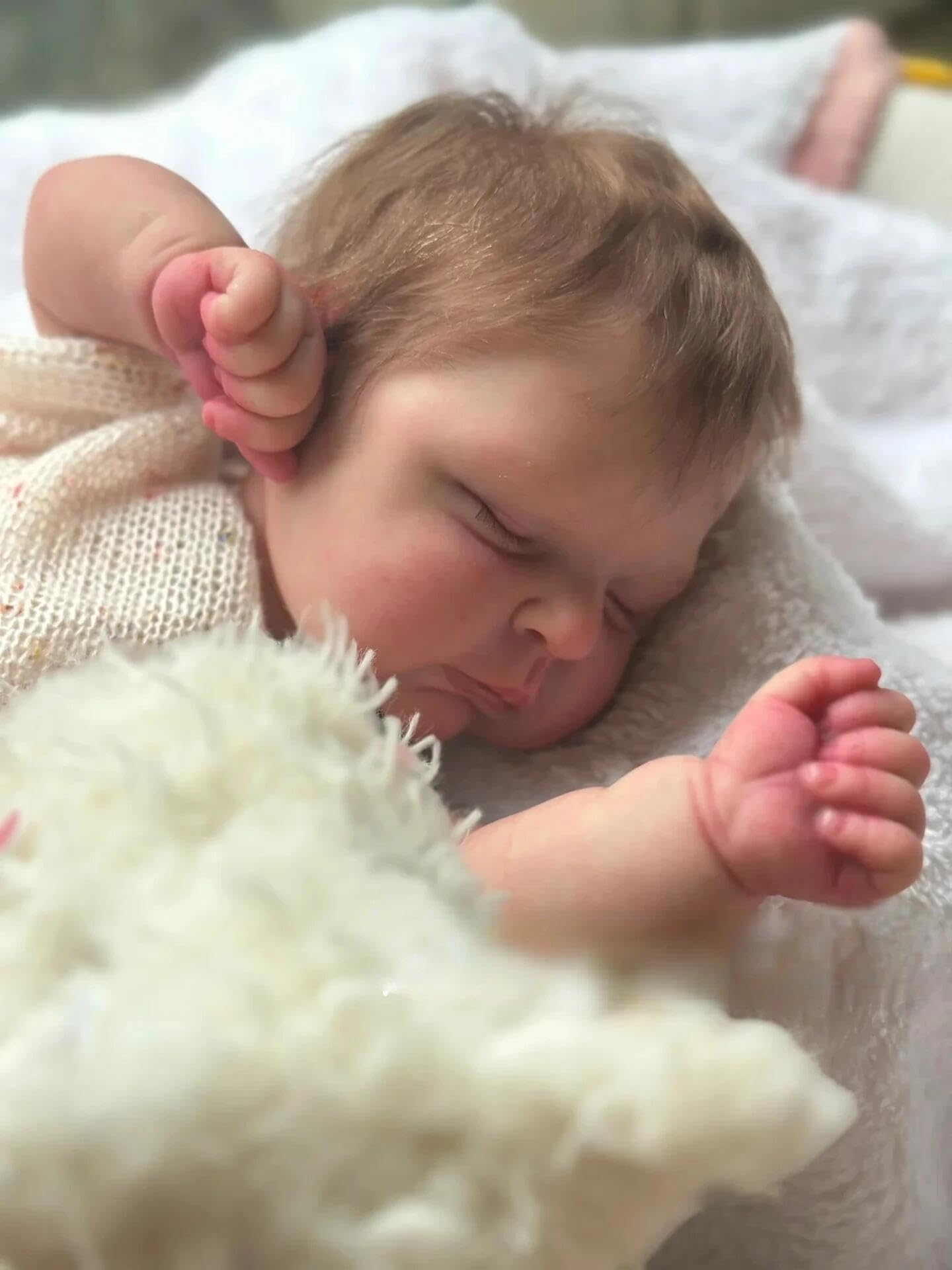 Muñeca Bebé Reborn 43cm, Silicona Suave, Para Niñas De 3 Año