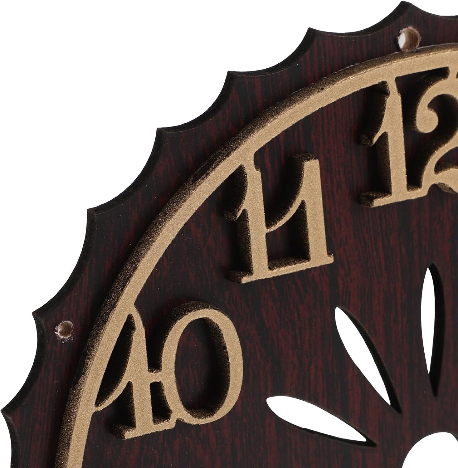 Cuckoo Clock Dial 7-inch Round Wall Clock Accessory DIY Replacement for Silent Mechanism Crafting