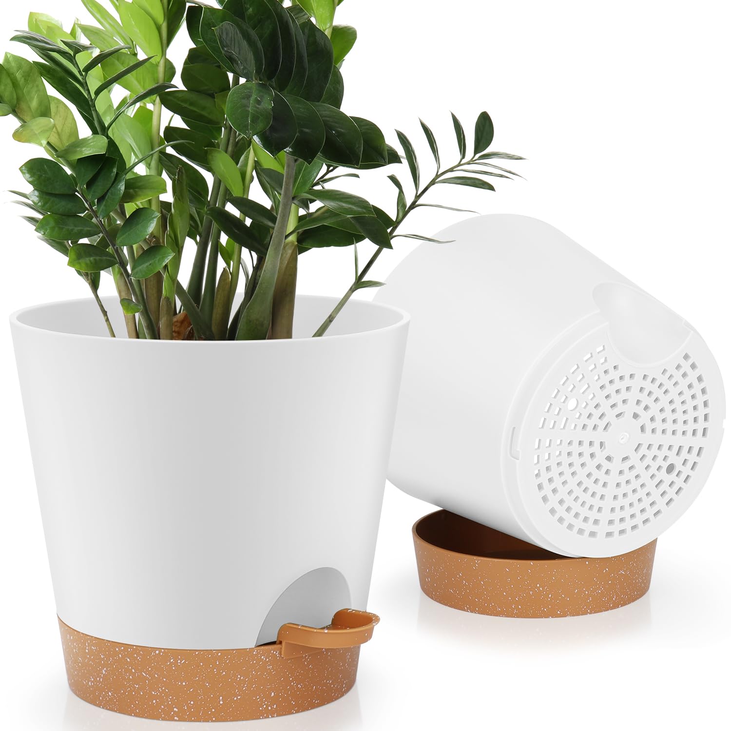 Self Watering Planters - 6 Sizes for Indoor Plants -14 Self Watering Planters - 6 Sizes for Indoor Plants -14