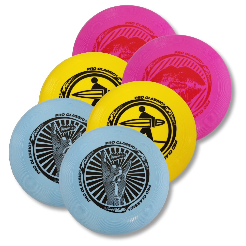 Wham-O Pro-Classic with U-Flex Frisbee (6-Pack)