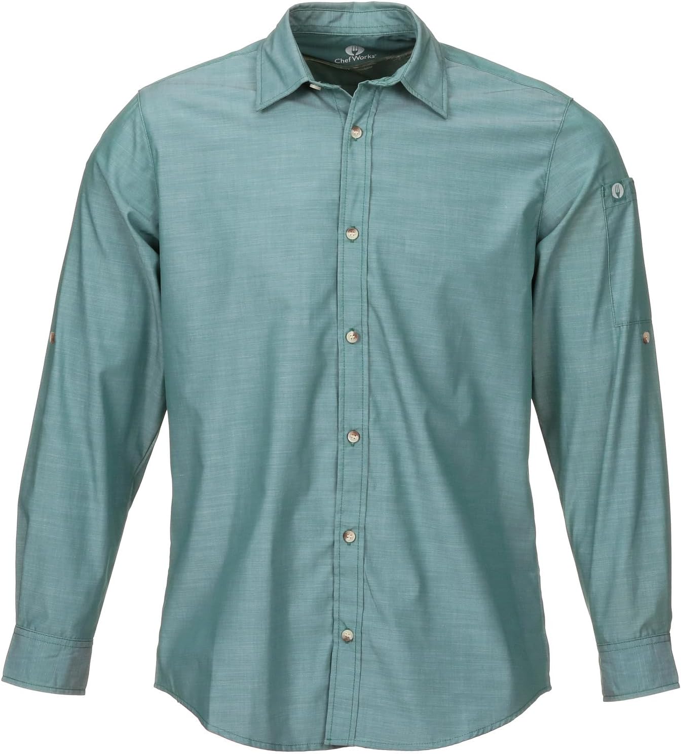 Chef Works Men's Chambray Shirt - Image 6