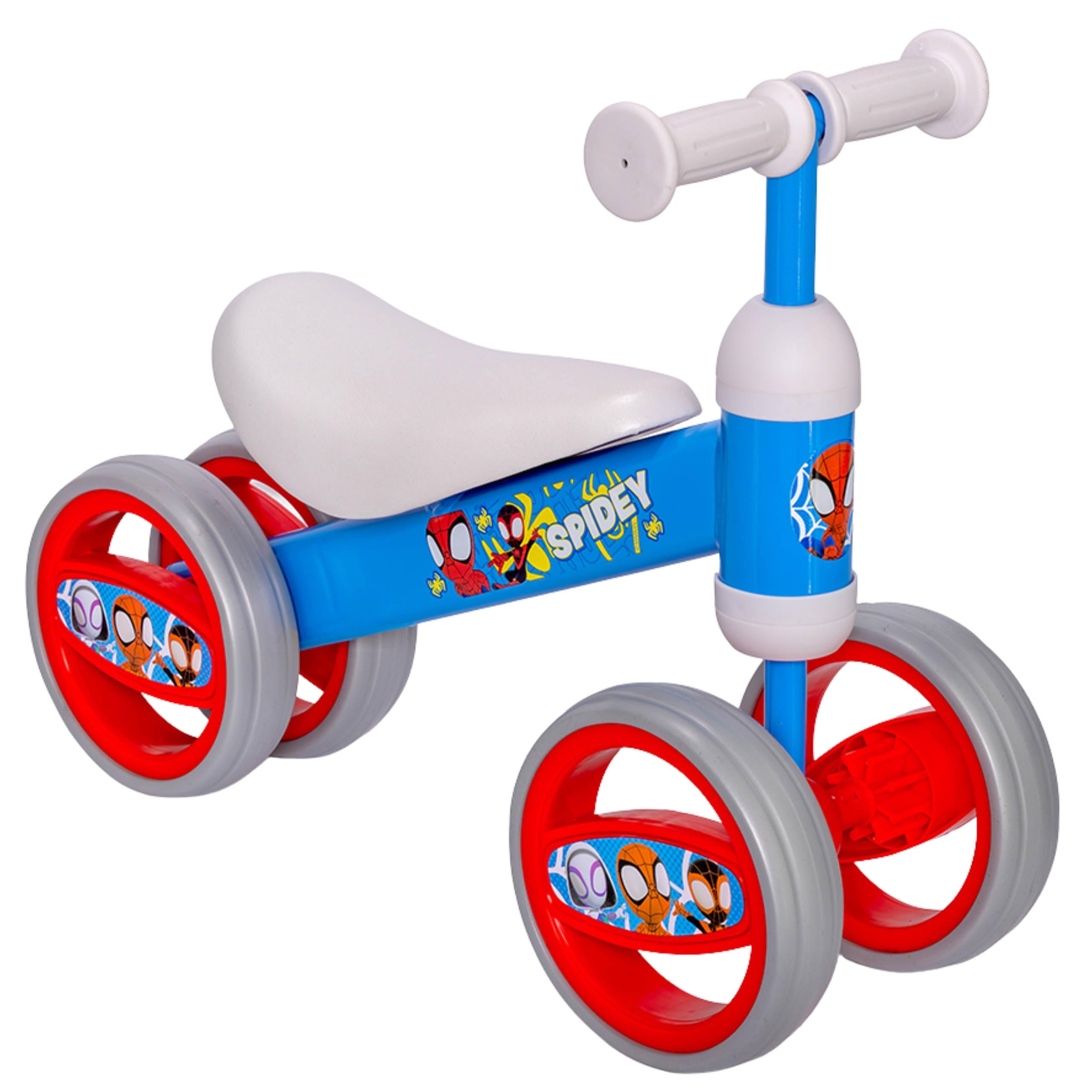 sarcia.eu Bicicleta sin Pedales de 4 Ruedas, Ligera, de Metal, Primera Bicicleta, correpasillos 1+
