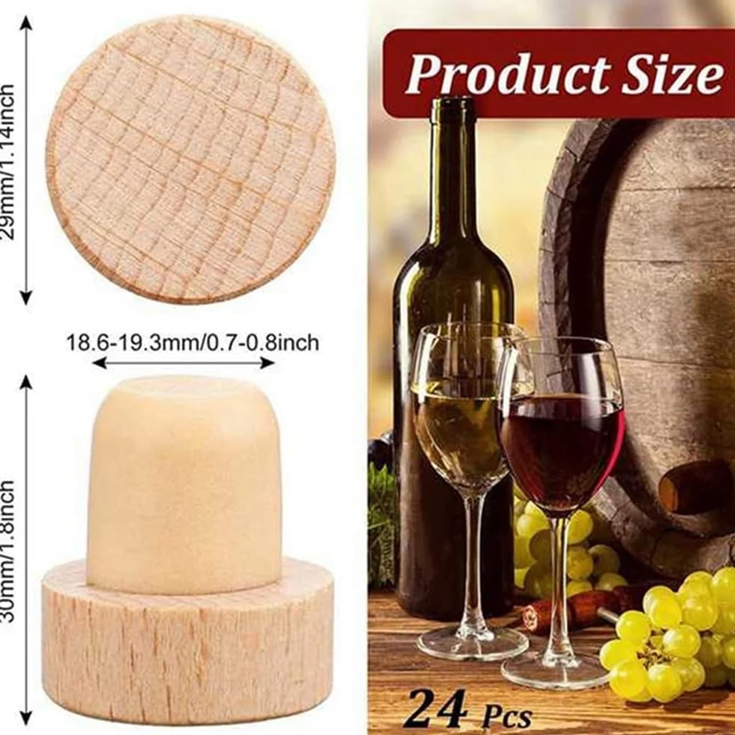 10/50/100 Stück Individuelle Weinkorken, Personalisierte Weinstopfen, Hochzeit, Babyparty, Party, Geschenk For Gäste, Champagner-Stecker, Weinkorken In Großen Mengen, Gravierter Flaschenkorken(100pcs)