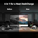 4URPC 6-in-1 Alarm Clock Wireless Charging Station – product photo 7 of 7