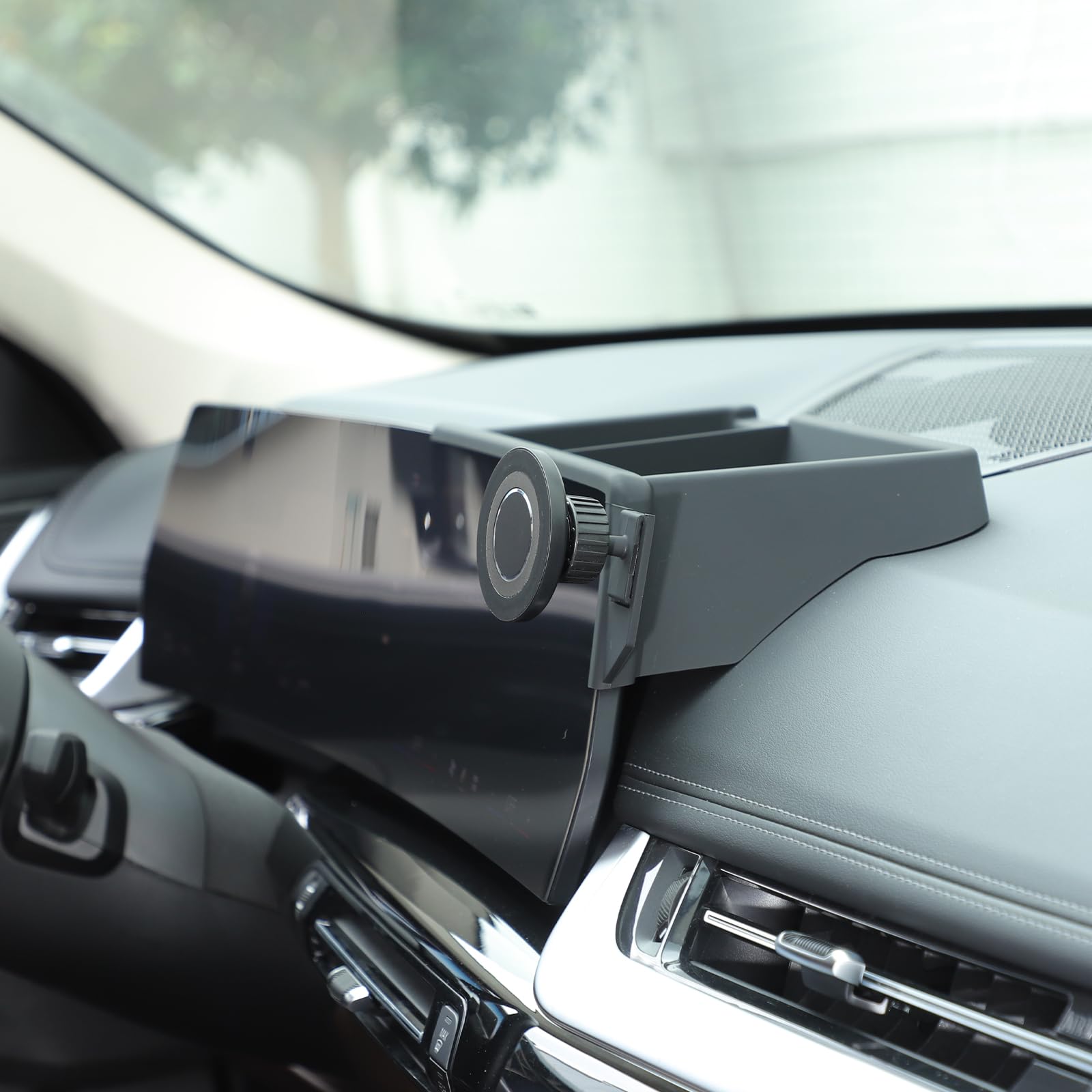 Supporto per cellulare auto compatibile con X1 (dal 2023) – Nuovo supporto magnetico per cellulare, montaggio accanto allo schermo del veicolo per tutti i telefoni cellulari, girevole a 360