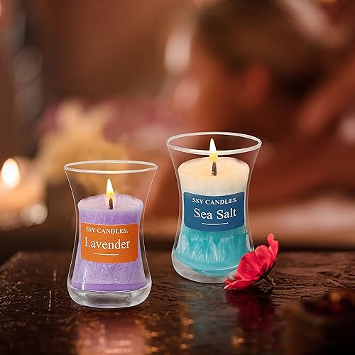 Miniatura 8 de Velas de aromaterapia con aroma a sal marina para el hogar, vela de cera de soja natural y aceites esenciales, velas en tarro escente, regalos para