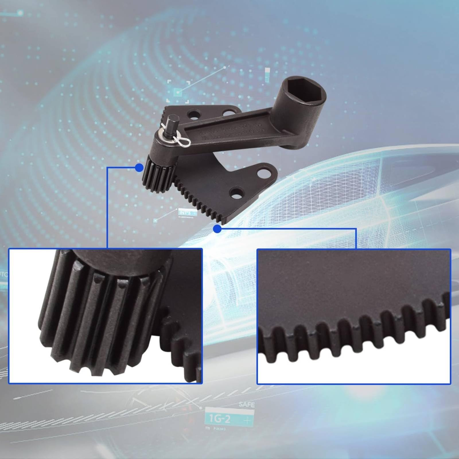 rockible Vehicle Multiplier Attrezzo per Bloccare E Allentare Volano Estrattore Volano Installatore Volano Leva Robusta in Componenti Completi Adatto per Officina Garage Servizi Tecnici