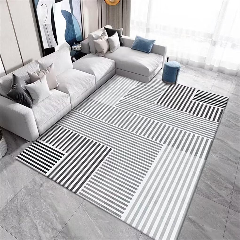 Tapis chambre bebe 120x160 lavable tapis interieur gris moderne