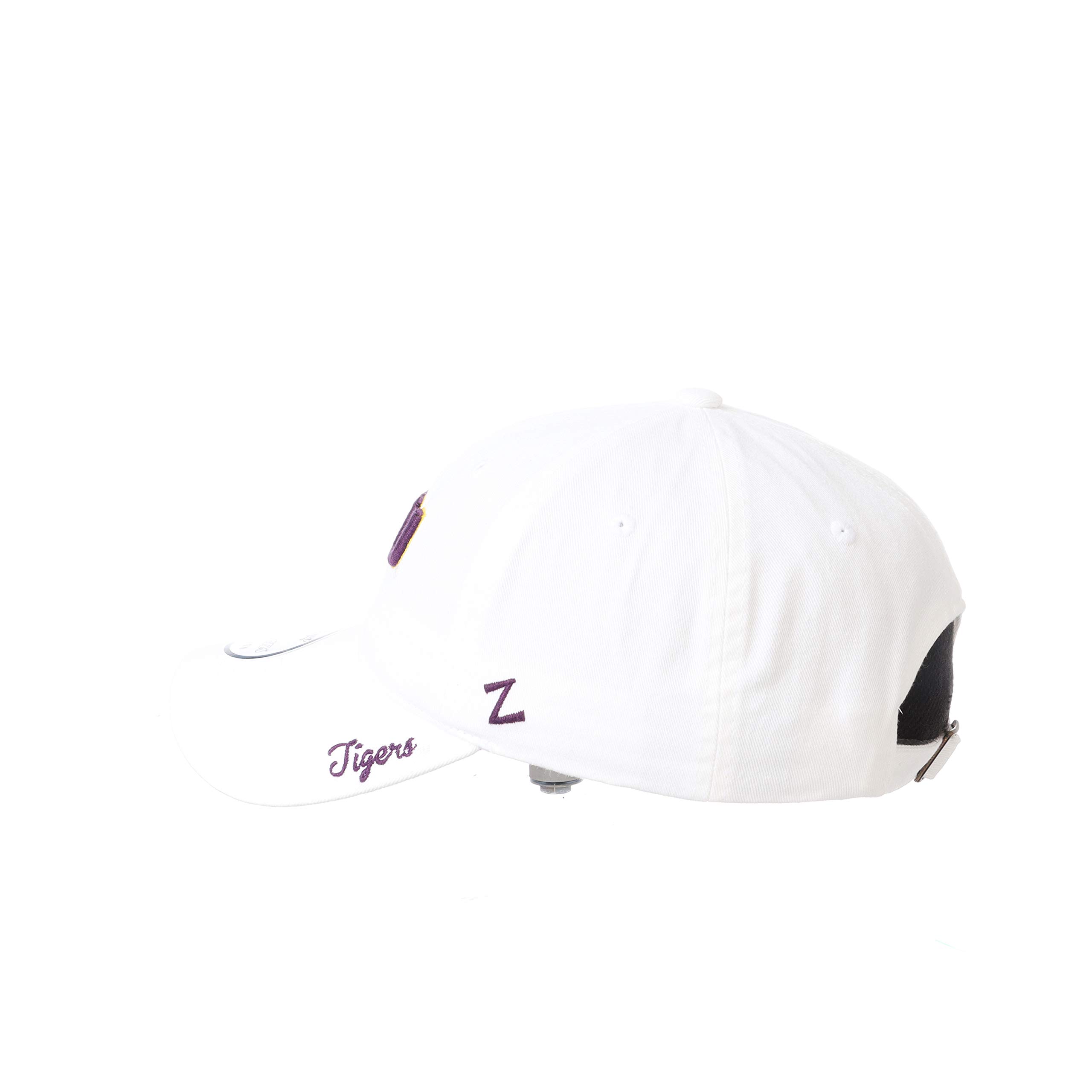ZHATS Women's Adjustable Scholarship Hat - Icon White, Buckle Closure - View #9