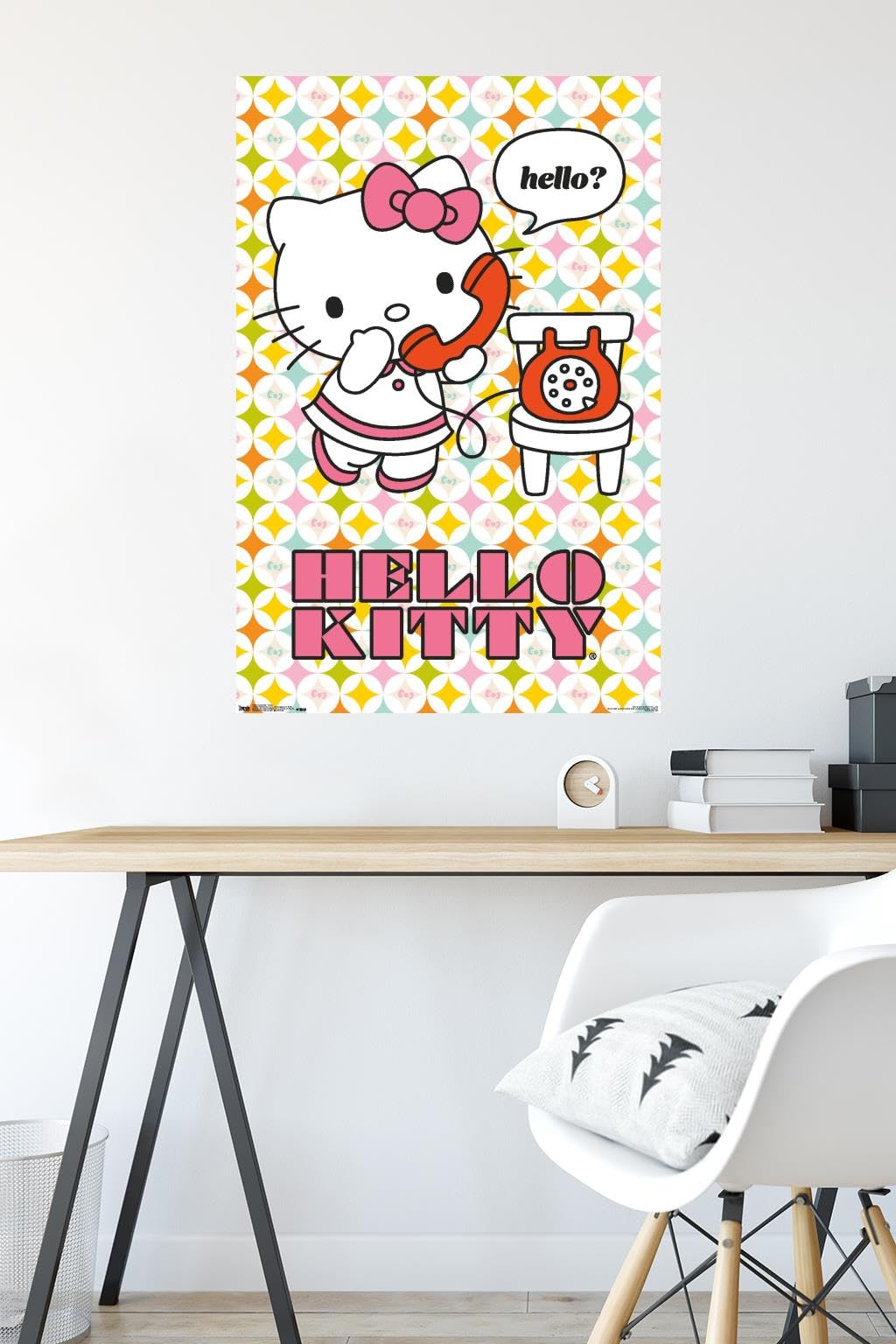 Amazon.co.jp: Trends International Kitty-Hello ウォールポスター