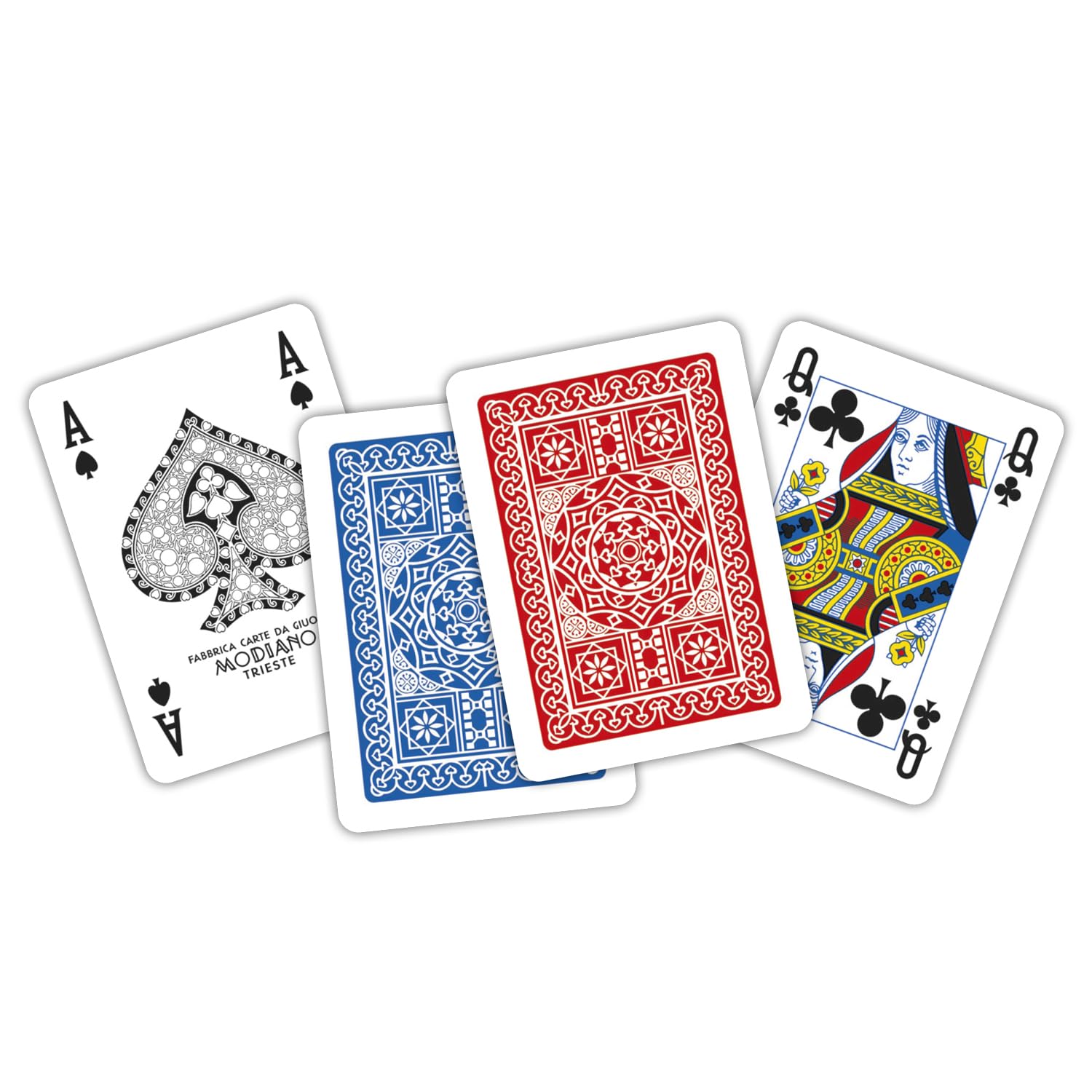 Modiano Ramino 98 Box – Carte da Ramino e Poker in cartoncino duplex 350 g/mq – Ideali per Canasta Burraco Scala 40 Macchiavelli – 100% Made in Italy
