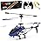 Cheerwing S107/S107G Phantom 3CH 3.5 Channel Mini RC Helicopter with Gyro Blue