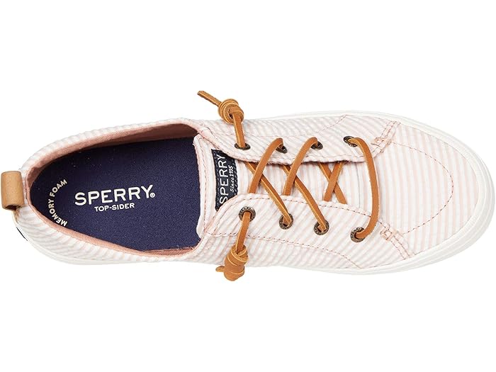 women's crest vibe seersucker stripe sneaker