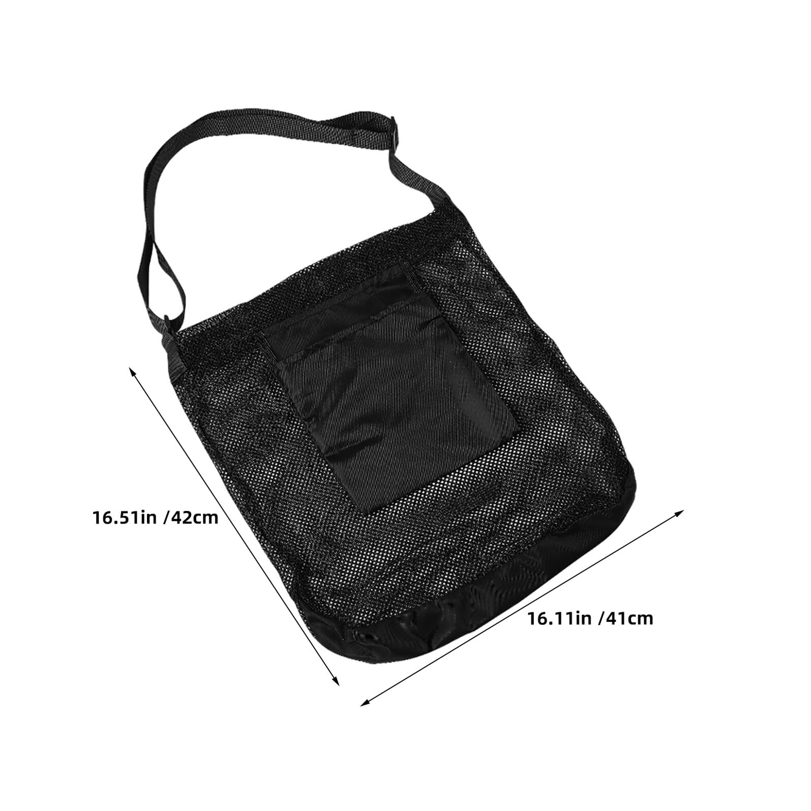 Bolsa Cruzada Para Recolección De Hongos Y Frutas 3 Unidades Para Jardín Manzanas Frutos Secos Hierbas Senderismo Malla Color Negro