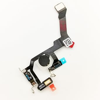 Flash Light Connector Back Microphone Flex Cable Replacement Compatible with iPhone 14 Pro 6.1 Inch