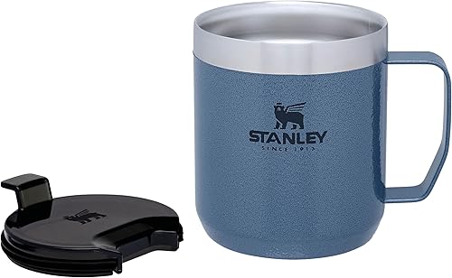 Miniatura 8 de Stanley Classic Legendary Camp Mug 0.35L Hammertone Lake  Vaso aislado al vacío  Taza de campamento de acero inoxidable  Taza térmica sin BPA  Apto