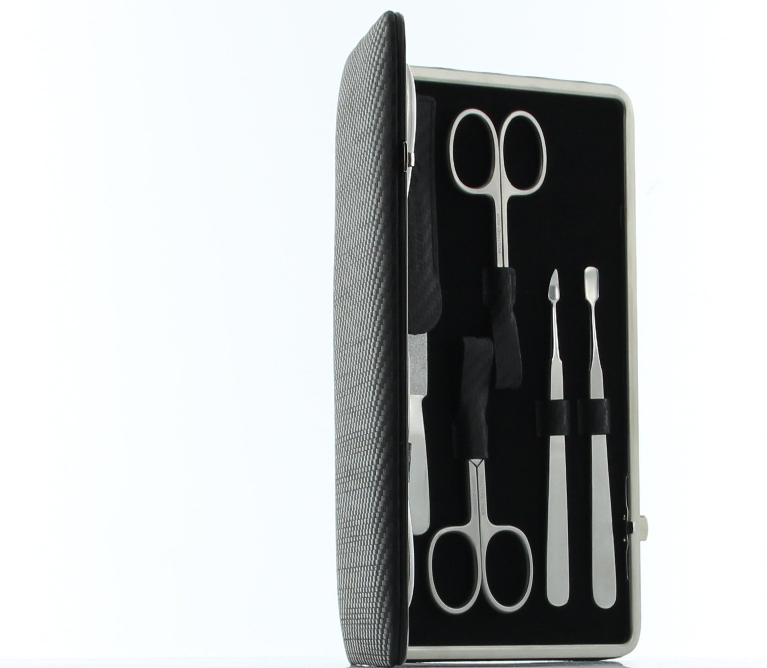 Erbe Solingen Maniküre-Etui 9tlg. Carbon 9492 – Schwarz