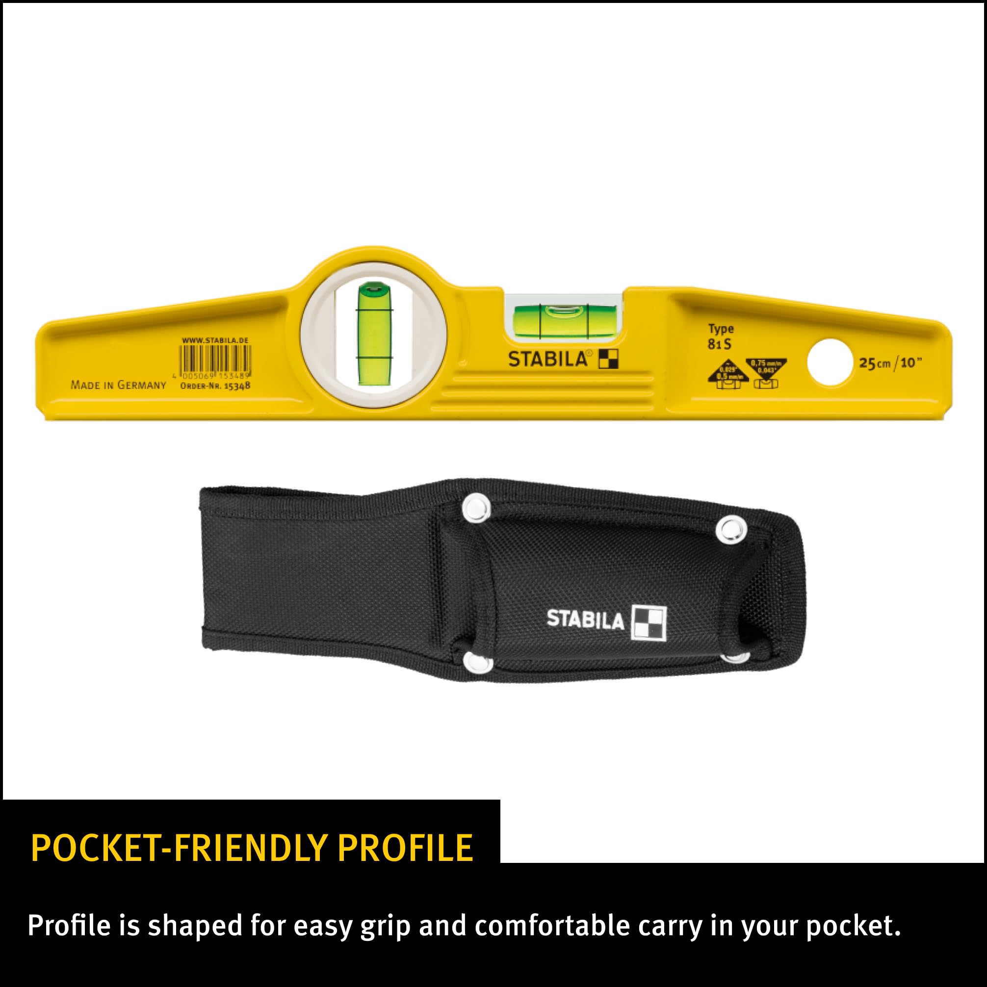 Stabila 81S Torpedo Level - Precision & Portability -5