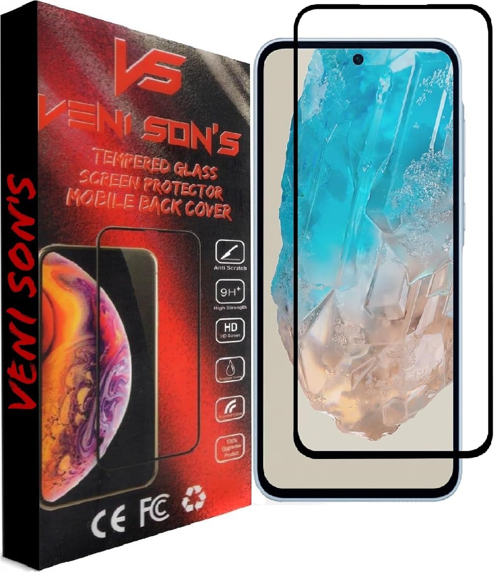 VENI SONS Scratch, Tear Resistant Edge to Edge Tempered Glass Screen Protector Guard Suitable For Samsung Galaxy M35 5G/ A35 5G (B0DHXYYRDD) Amazon Price History, Amazon Price Tracker