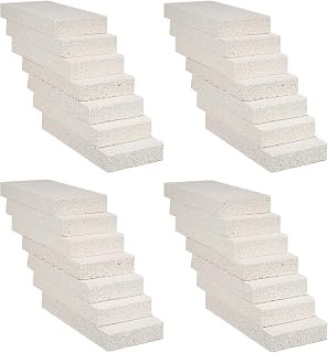 28 Pieces Insulating Fire Brick for Ovens, Kilns, Blacksmith, Fireplaces, Forges 9" x 4.5" x 1.25" 2300F Rated Insulating Fire Bricks